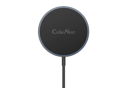 Cubenest Modrá magnetická bezdrátová nabíječka S100
