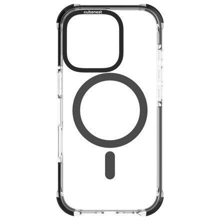 Cubenest Kryt na iPhone 16 Pro MagPro Strong Guard černý