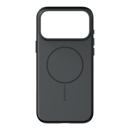 Cubenest Kryt na iPhone 17 Pro Max s podporou MagSafe matný černý Cubenest Kryt na iPhone 17 Pro Max s podporou MagSafe matný černý
