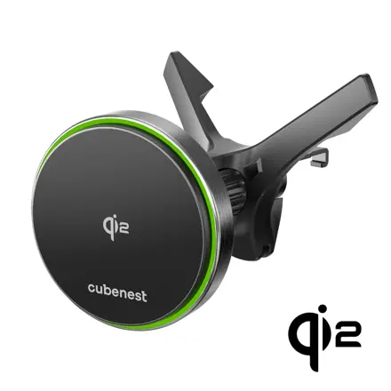 Cubenest Qi2 Magnetická bezdrátová nabíječka do auta SQ1C0