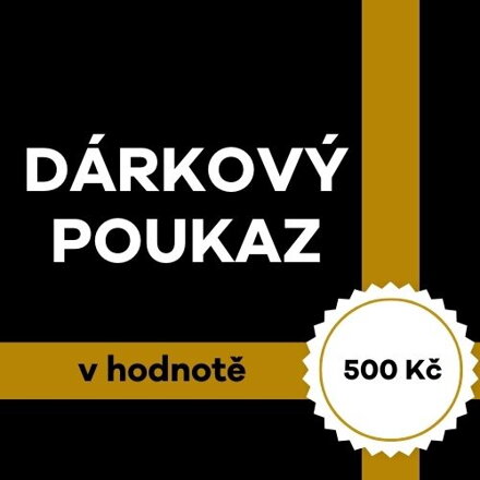 Dárkový poukaz v hodnotě 500 Kč