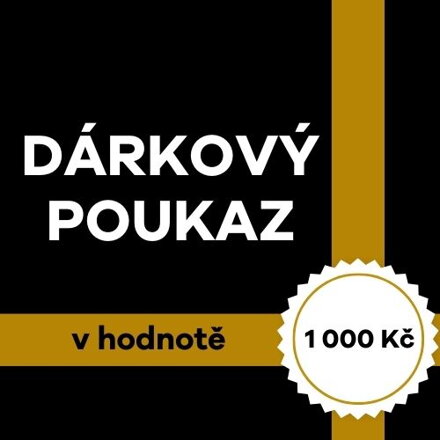 Dárkový poukaz v hodnotě 1 000 Kč