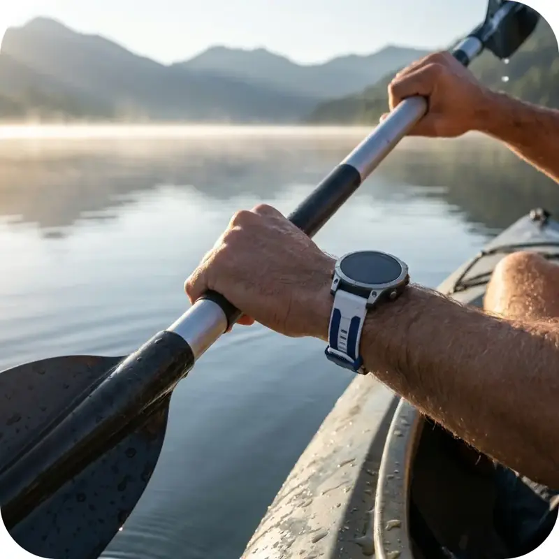 Cubenest Řemínek Garmin QuickFit 22 mm černo-červený