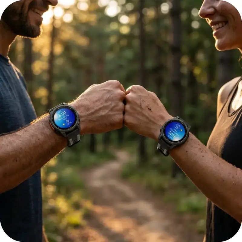 Cubenest Řemínek Garmin QuickFit 22 mm černo-červený Cubenest Řemínek Garmin QuickFit 22 mm černo-červený