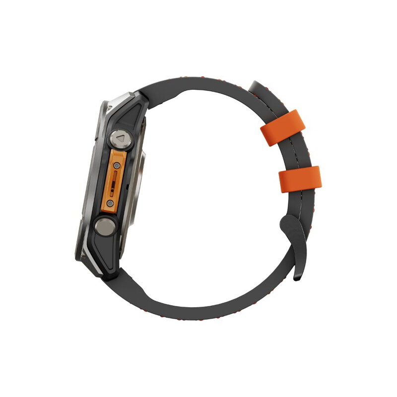 Cubenest Prémiový sportovní řemínek na Garmin Watch QuickFit 22 mm šedo-oranžový