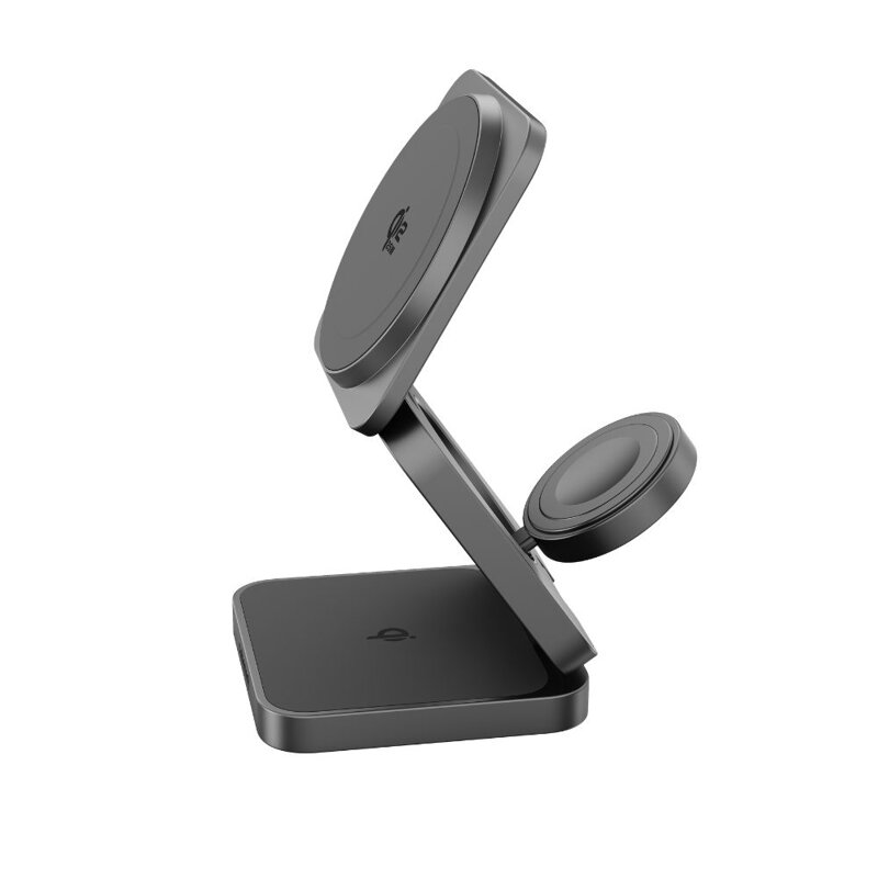 Cubenest 3v1 Qi2.2 Skládací bezdrátová magnetická nabíječka SQS312 Pro Samsung Watch