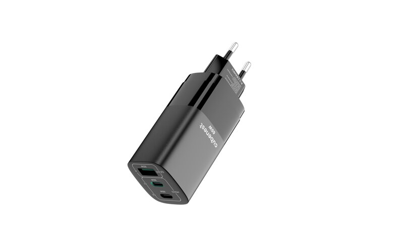 Cubenest PD GaN Adaptér 65W S3D0 černý