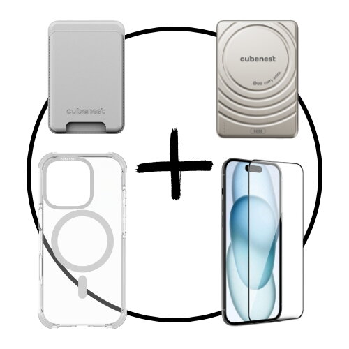Akční set 4PACK iPhone 16 Pro - MagSafe powerbanka UltraSlim + MagSafe peněženka + MagSafe kryt + ochranné sklo Akční set 4PACK iPhone 16 Pro - MagSafe powerbanka UltraSlim + MagSafe peněženka + MagSafe kryt + ochranné sklo