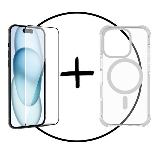 Akční set 2PACK iPhone 16 Pro - MagSafe kryt titanový + ochranné sklo Akční set 2PACK iPhone 16 Pro - MagSafe kryt titanový + ochranné sklo