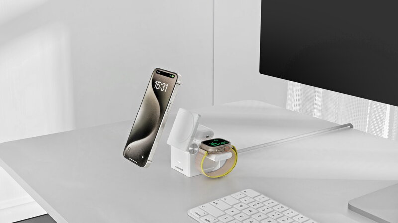 Cubenest 3v1 Bezdrátová magnetická nabíječka E311