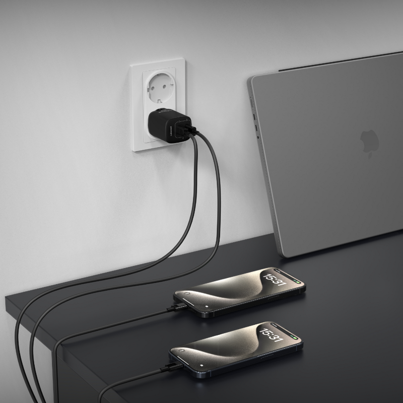 Cubenest PD GaN Adaptér 35W S2D1 černý