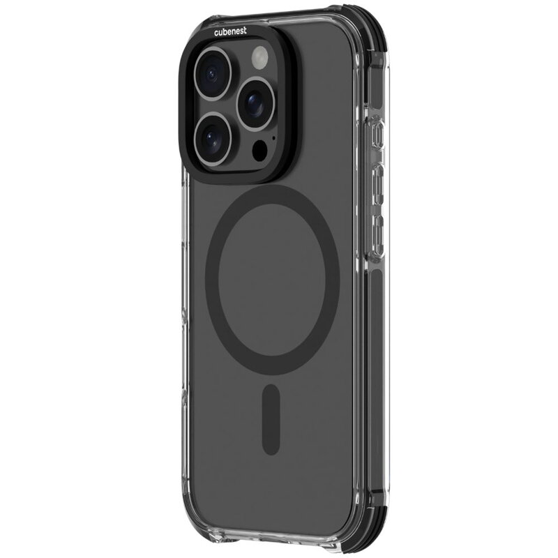 Cubenest Kryt na iPhone 16 Pro MagPro Strong Guard černý