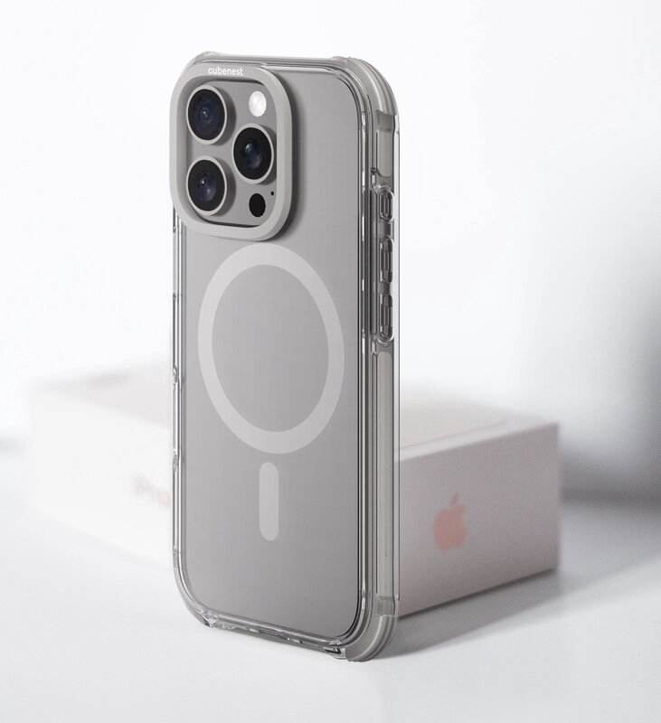 Cubenest Kryt na iPhone 16 Pro MagPro Strong Guard titanový