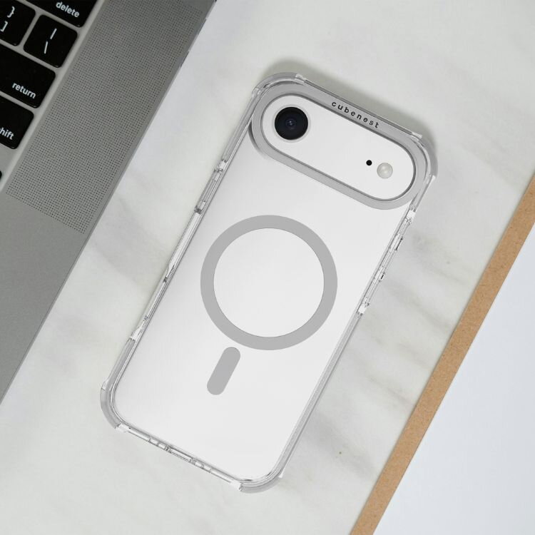 Cubenest Kryt na iPhone 17 Air MagPro Strong Guard bílý