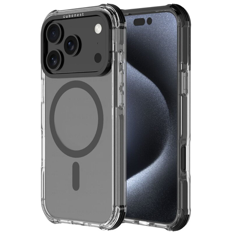 Cubenest Kryt na iPhone 17 Pro MagPro Strong Guard černý