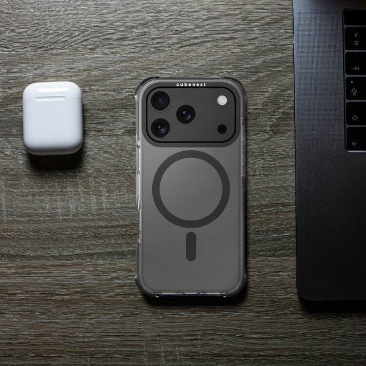 Cubenest Kryt na iPhone 17 Pro MagPro Strong Guard černý