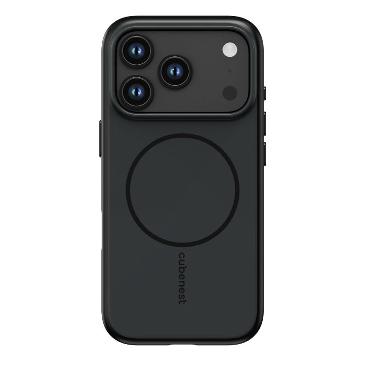 Cubenest Kryt na iPhone 17 Pro s podporou MagSafe matný černý