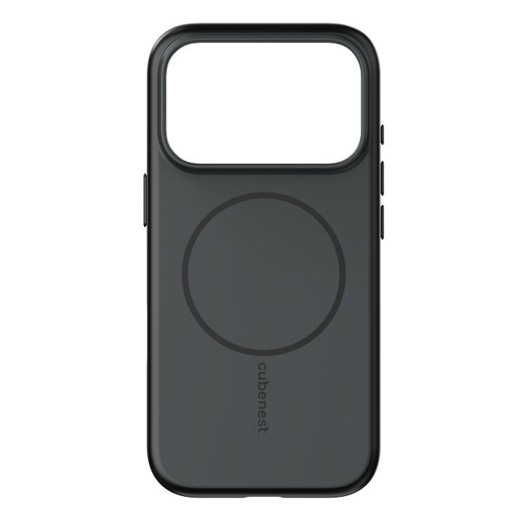 Cubenest Kryt na iPhone 17 Pro s podporou MagSafe matný černý Cubenest Kryt na iPhone 17 Pro s podporou MagSafe matný černý