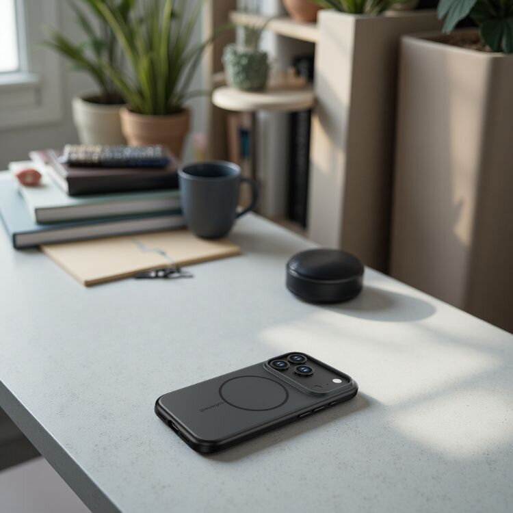 Cubenest Kryt na iPhone 17 Pro s podporou MagSafe matný černý