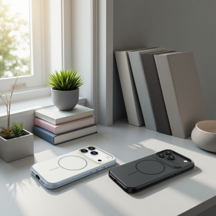 Cubenest Kryt na iPhone 17 Pro s podporou MagSafe matný béžový