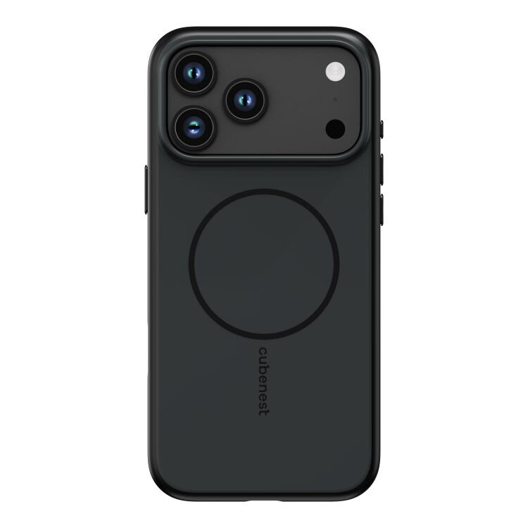 Cubenest Kryt na iPhone 17 Pro Max s podporou MagSafe matný černý