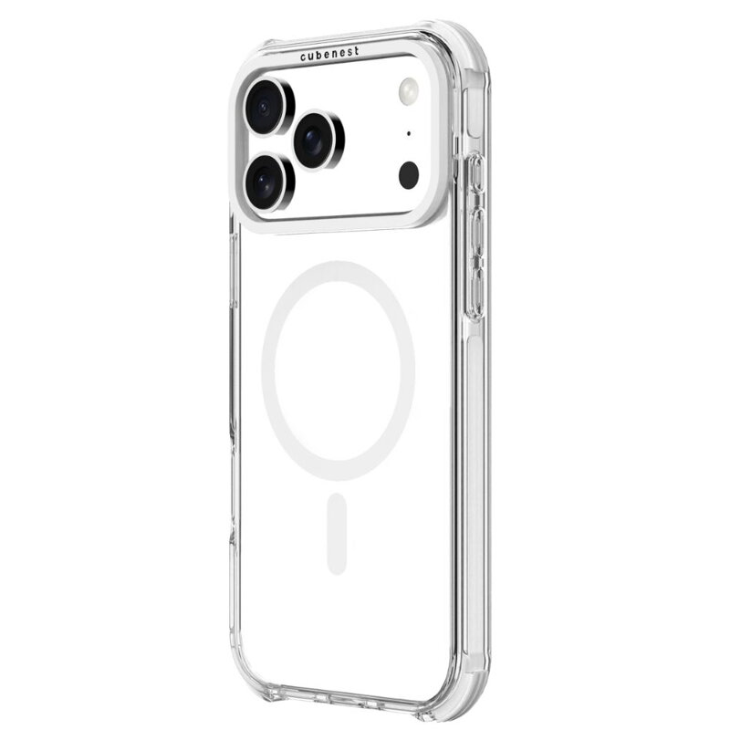 Cubenest Kryt na iPhone 17 Pro Max MagPro Strong Guard bílý