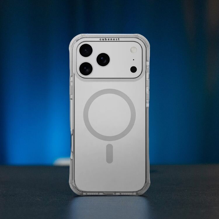 Cubenest Kryt na iPhone 17 Pro Max MagPro Strong Guard bílý