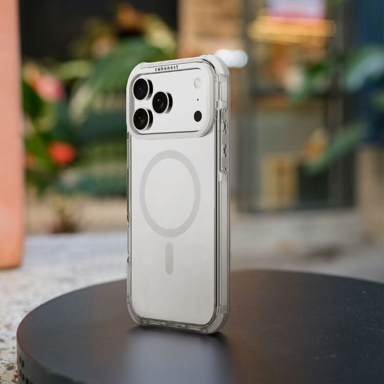 Cubenest Kryt na iPhone 17 Pro Max MagPro Strong Guard bílý
