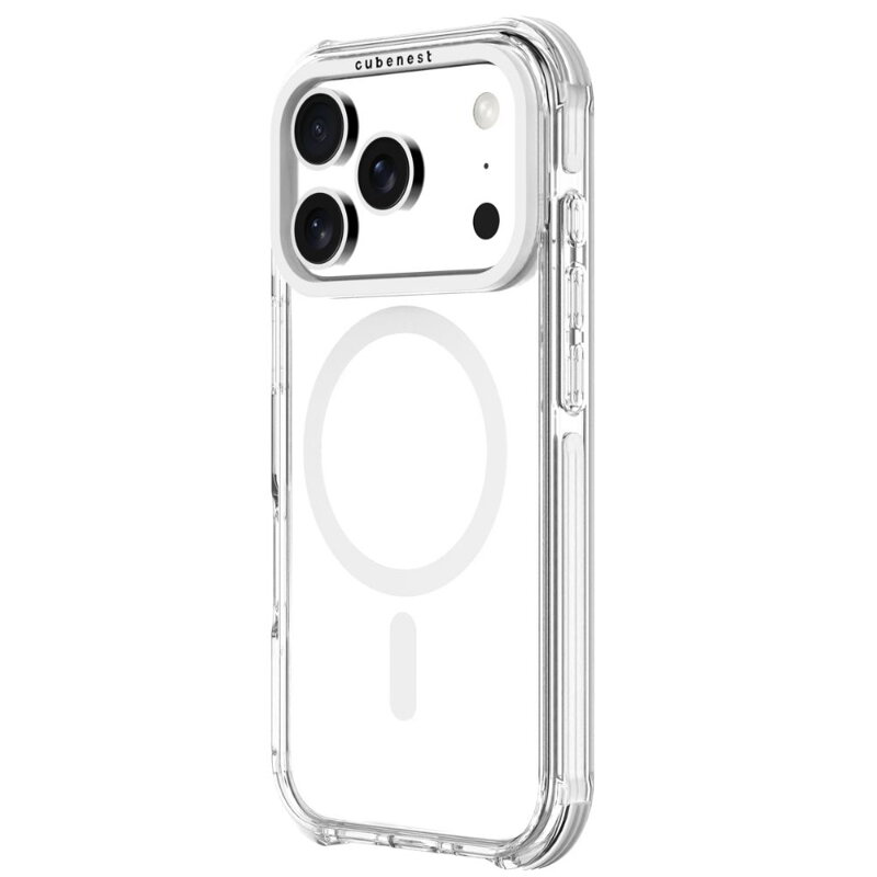 Cubenest Kryt na iPhone 17 Pro MagPro Strong Guard bílý