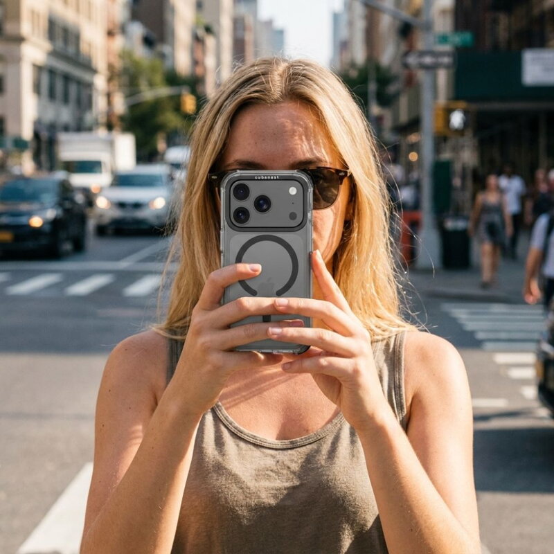 Cubenest Kryt na iPhone 18 Pro MagPro Strong Guard černý