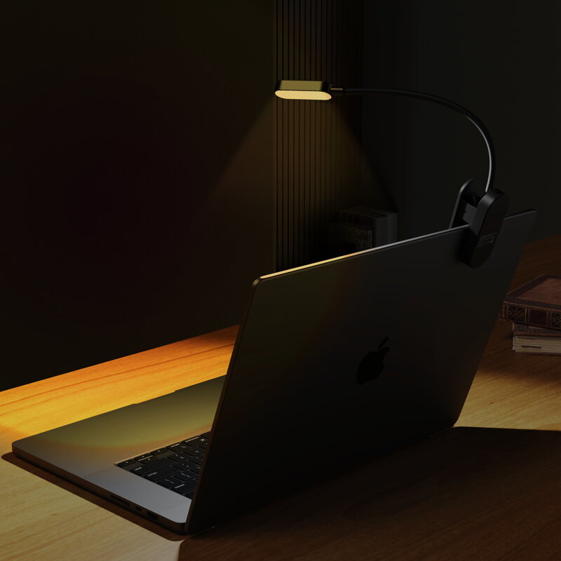 Cubenest LED lampička s klipem LTW02 černá