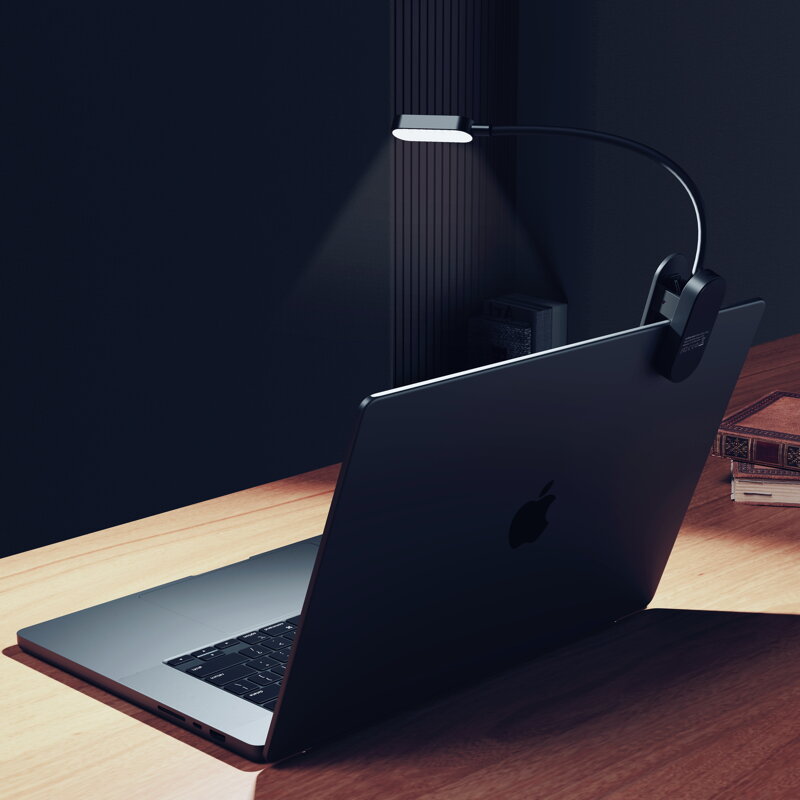 Cubenest LED lampička s klipem LTW02 černá