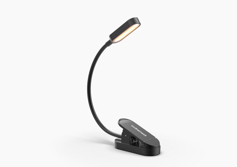 Cubenest LED lampička s klipem LTW02 černá