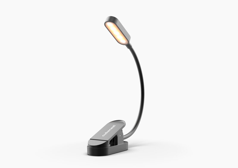 Cubenest LED lampička s klipem LTW02 černá