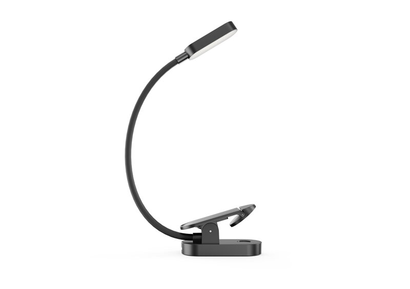Cubenest LED lampička s klipem LTW02 černá