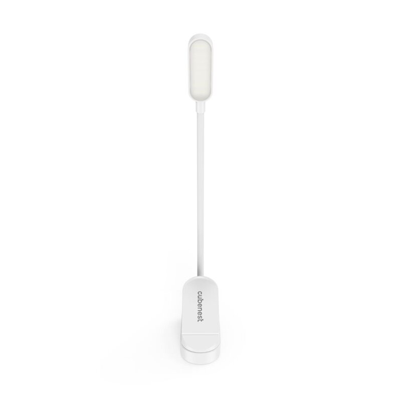 Cubenest LED lampička s klipem LTW02 bílá