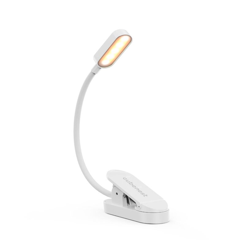Cubenest LED lampička s klipem LTW02 bílá