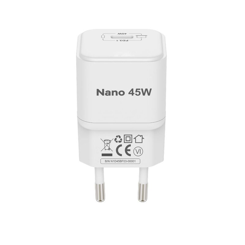 Cubenest PD GaN Nano adaptér USB-C 45W N1D45