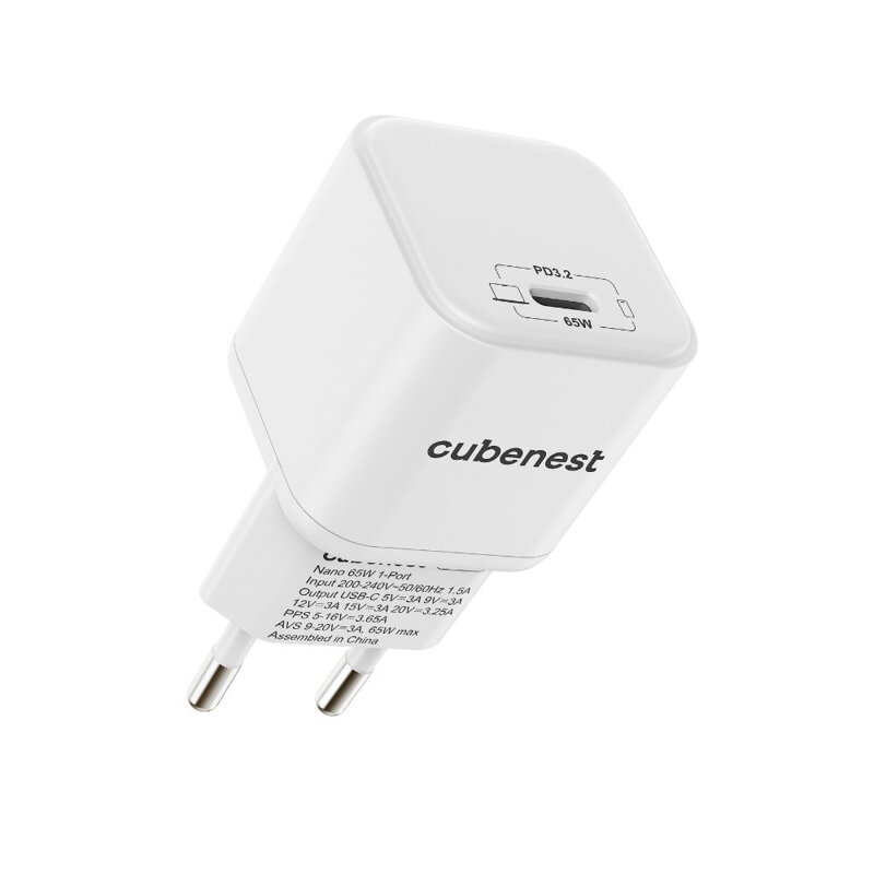 Cubenest PD GaN Nano adaptér USB-C 65W N1D65