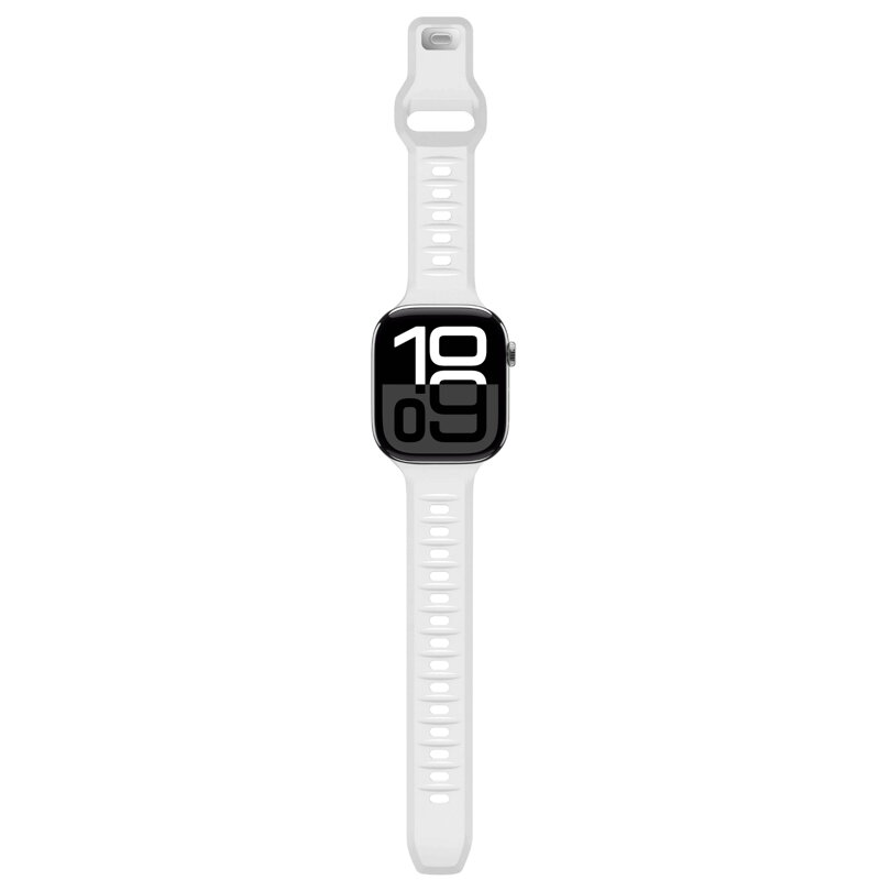 Cubenest Prémiový sportovní řemínek na Apple Watch bílý
