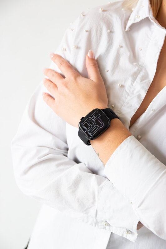 Cubenest Prémiový sportovní řemínek na Apple Watch černý