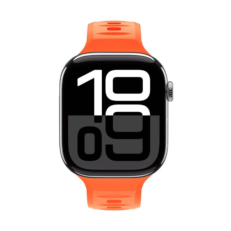 Cubenest Prémiový sportovní řemínek na Apple Watch oranžový