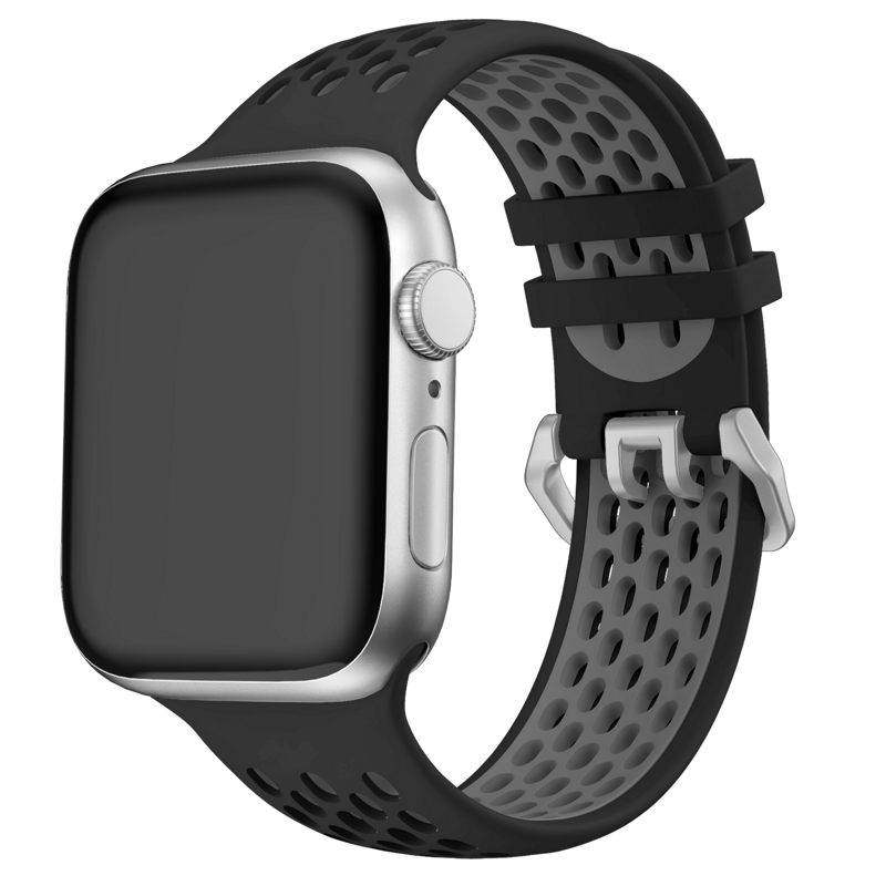 Cubenest Sportovní řemínek na Apple Watch černo-šedý
