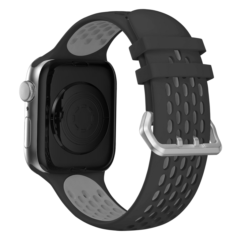 Cubenest Sportovní řemínek na Apple Watch černo-šedý