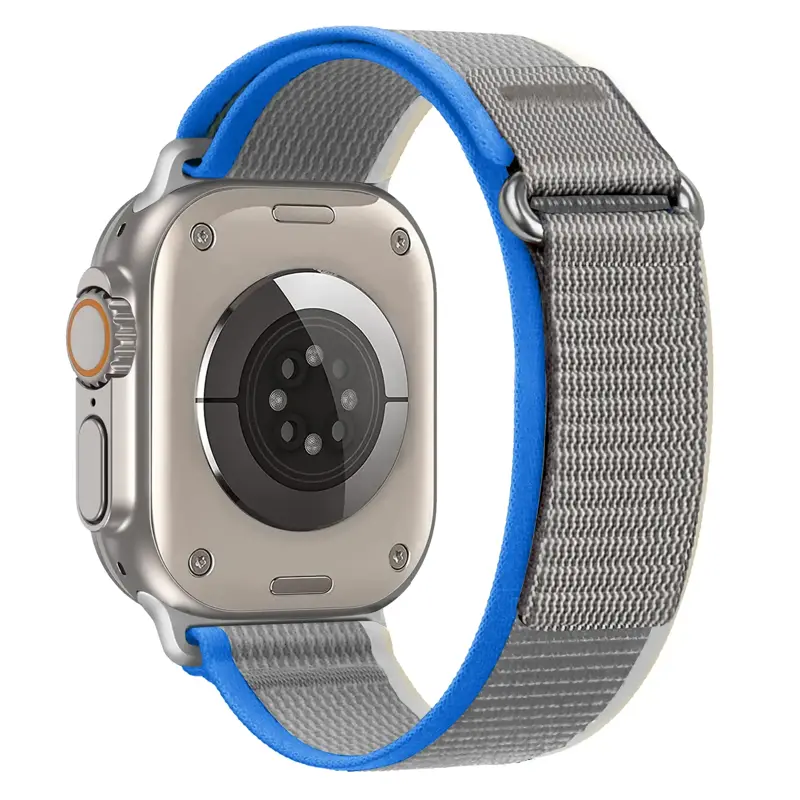 Cubenest Řemínek na Apple Watch Trailový tah šedo-modrý