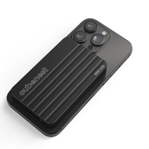 Cubenest Magnetická bezdrátová powerbanka 5000 mAh S1B1 černá