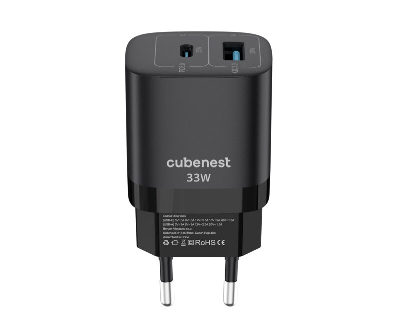 Cubenest PD GaN Adaptér 33W S2D0
