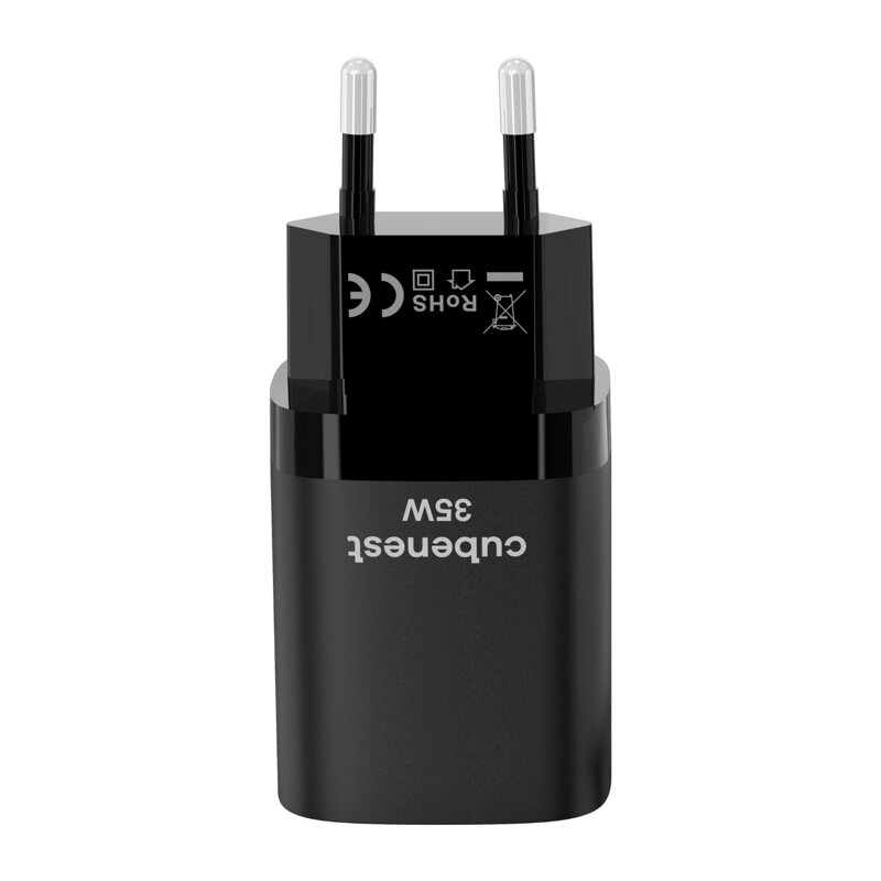 Cubenest PD GaN Adaptér 35W S2D1 černý