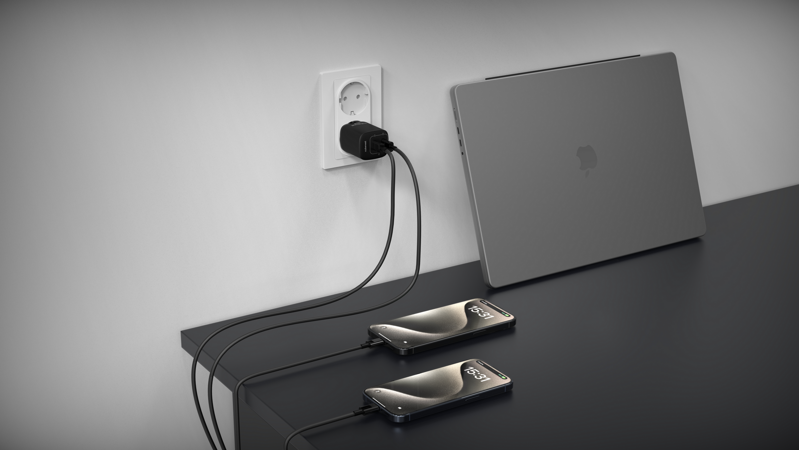 Cubenest PD GaN Adaptér 35W S2D1 černý