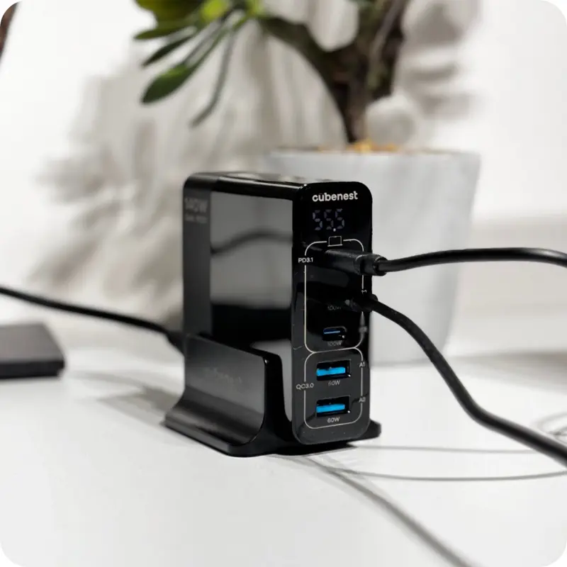 Cubenest GaN nabíječka 240W S6D0 Cubenest GaN nabíječka 240W S6D0